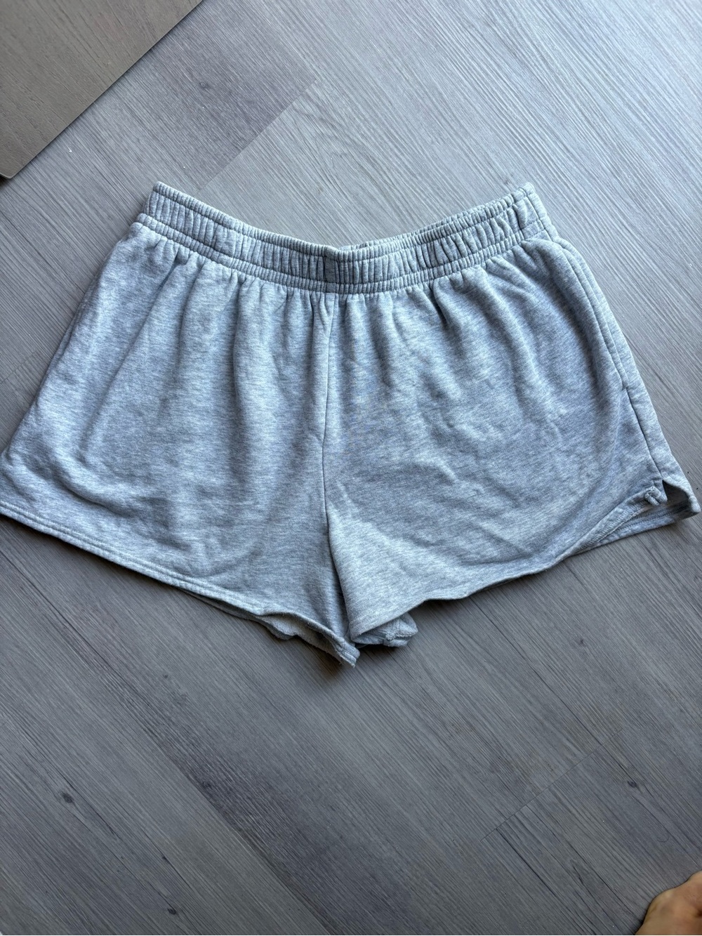 No Boundaries Light Gray Athletic Lounge Shorts-Size L